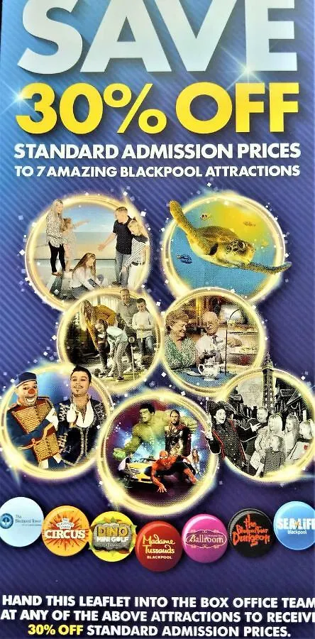 Le Papillon Hotel Blackpool 4*,  United Kingdom